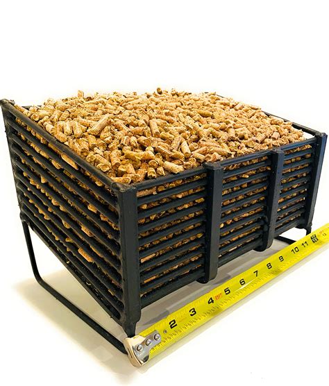 Small Pellet Basket, Heating Source Using Wood Pellets in Your 